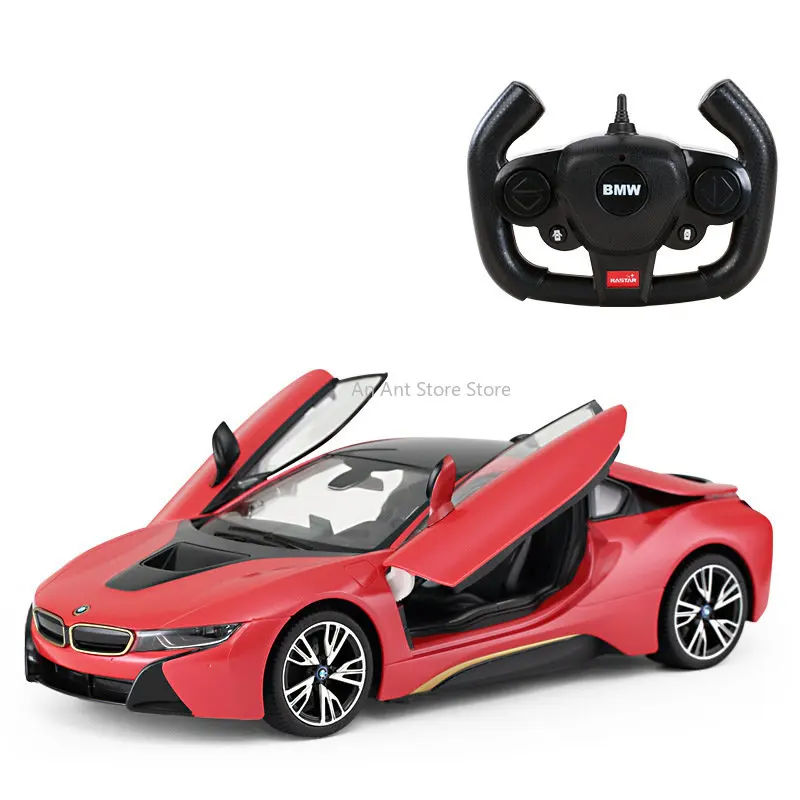BMW I8 RC Car 1:14 Scale Remote Control Toy Radio Controlled Car Model Auto Open Doors Machine Gift for Kids Adults enlarge