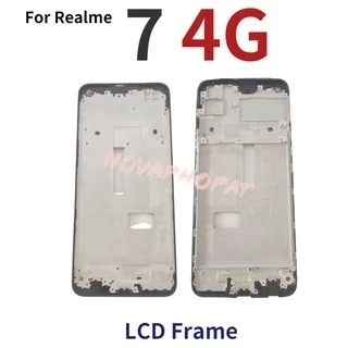 Задняя крышка корпуса (дверца) для Oppo Realme 7 4G RMX2151 с рамкой LCD, боковыми кнопками громкости и линзой камеры (art.: 3920db482cede) - 3920db482cede