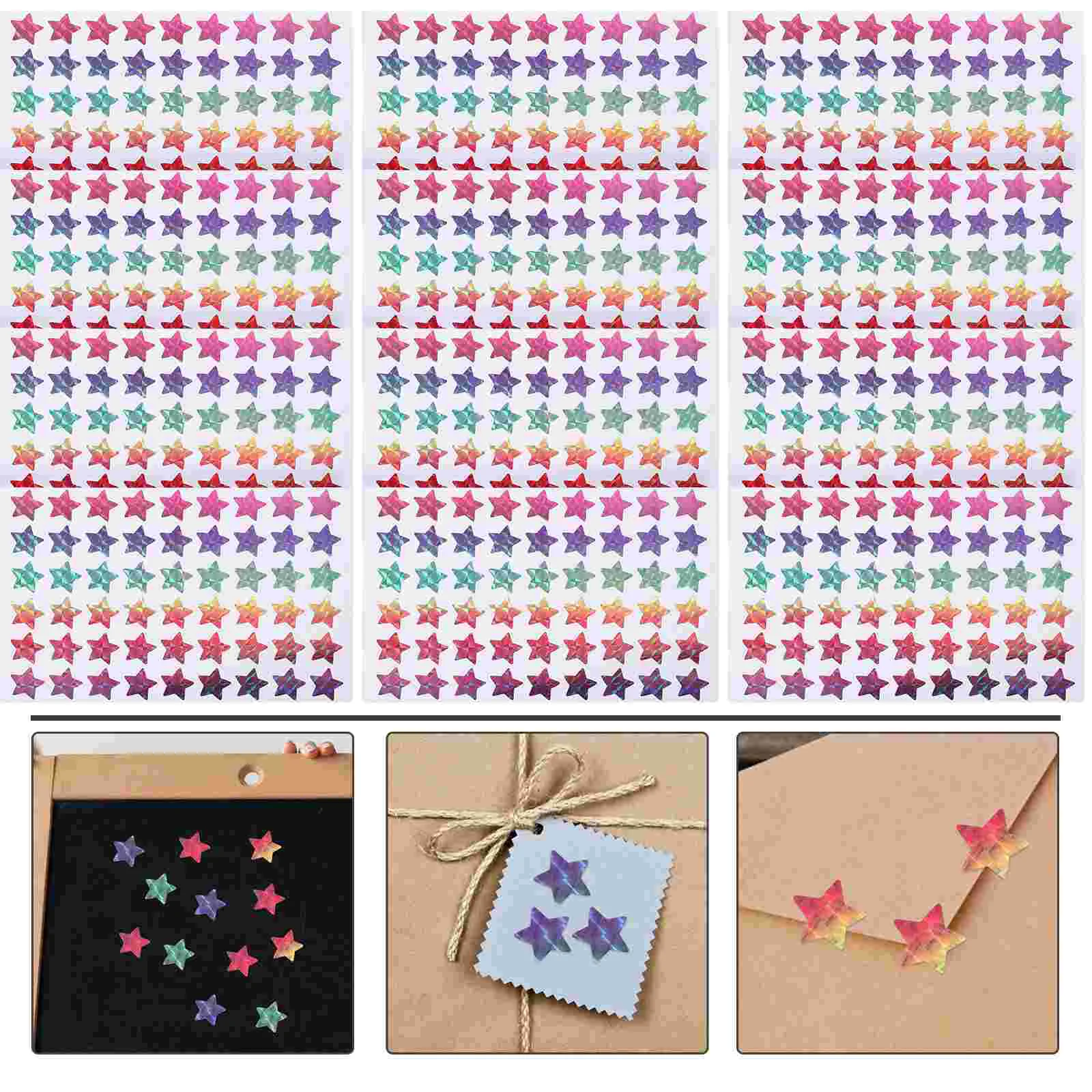 

20 листов наклеек, этикетка со звездами для учеников, Поощряйте искусственное вознаграждение