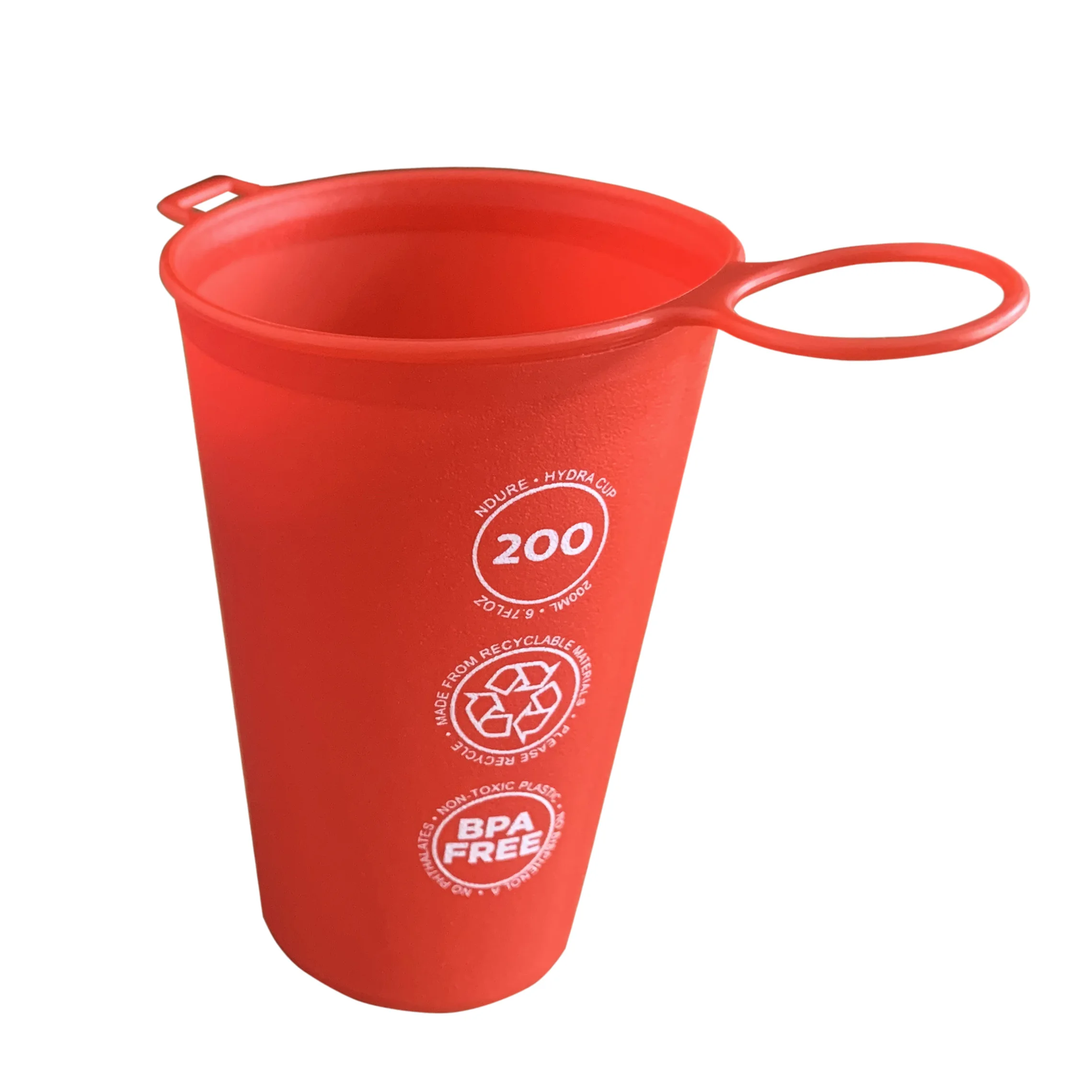 Складная чашка из ТПУ для бега, 200 мл, не содержит Бисфенол А, складная чашка для воды для пеших прогулок, кемпинга, мероприятий