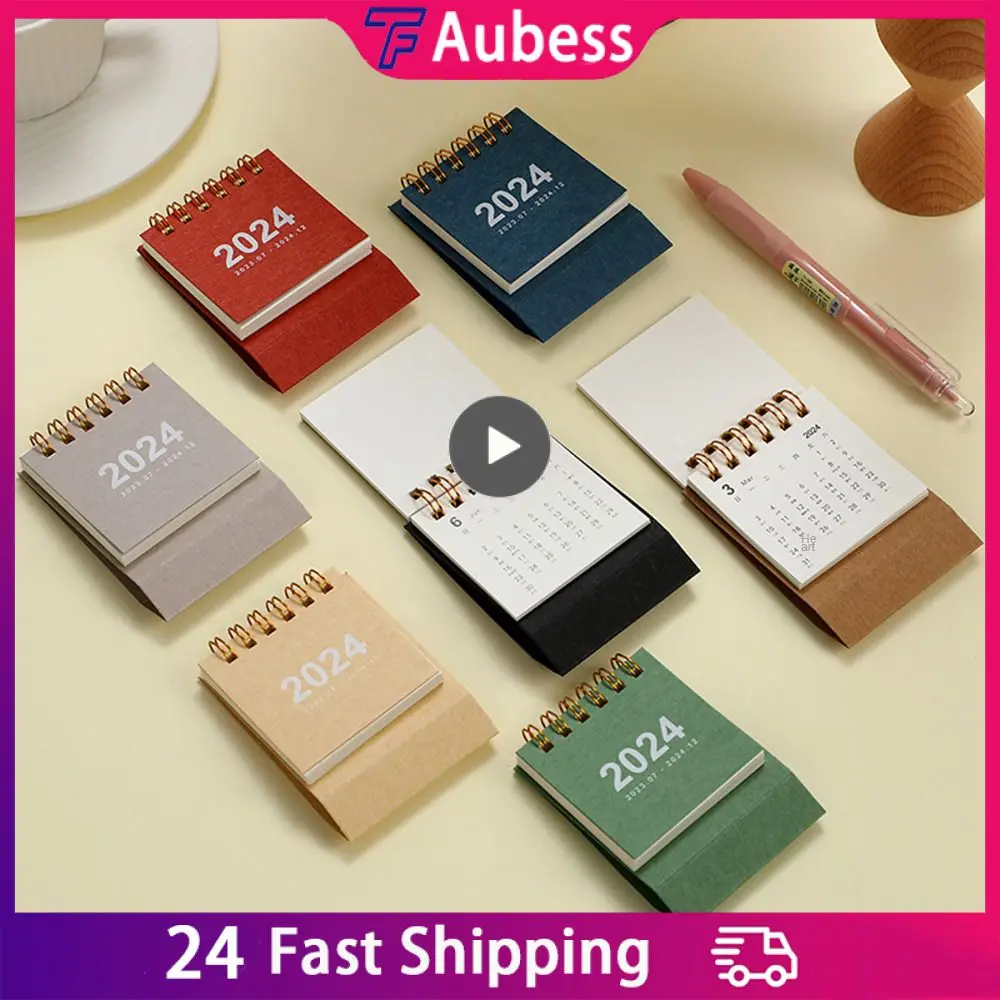 

Convenient Portable Memo Minimalist Mini Calendar Portable Fresh Memo Decoration 2024 Innovative Student Calendar Creative Chic