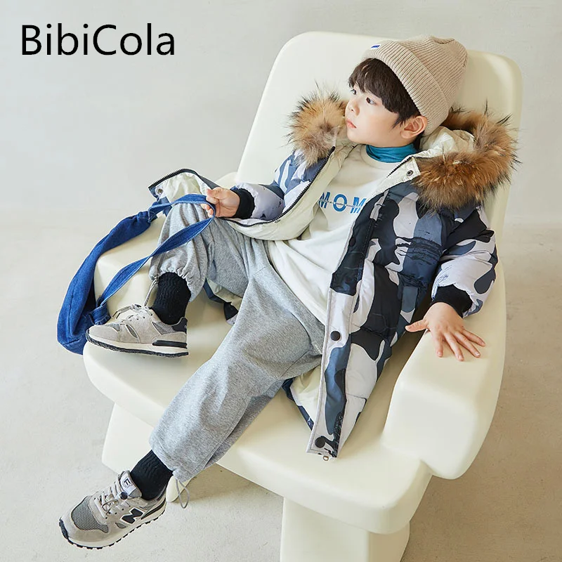 

Kids Boys Jackets Winter Warm Down Coat for Children Hooded Outerwear Clothing Teen Girls Clothes Russian Winter Children Parkas