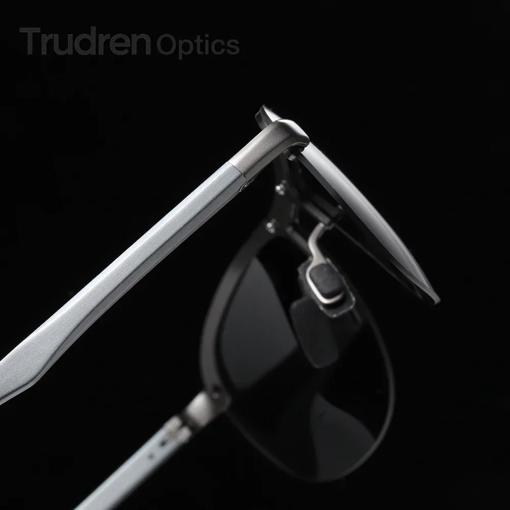 Очки солнцезащитные Trudren мужские с полуоправой овальные спортивные