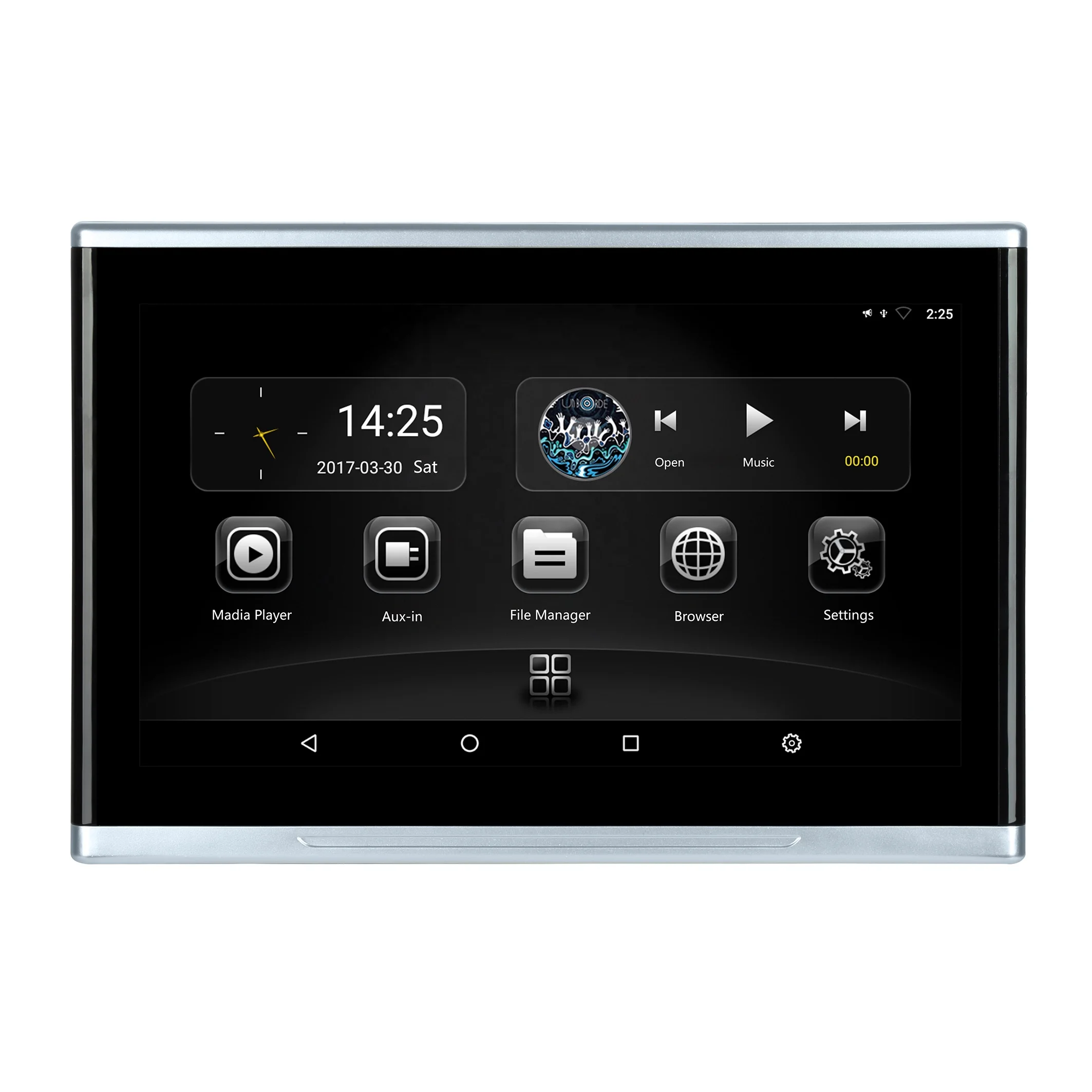

12.1 inch 12V Full Viewing Angle Capacitive IPS Touch Screen Support 4K Video car android9.0 headrest monitor