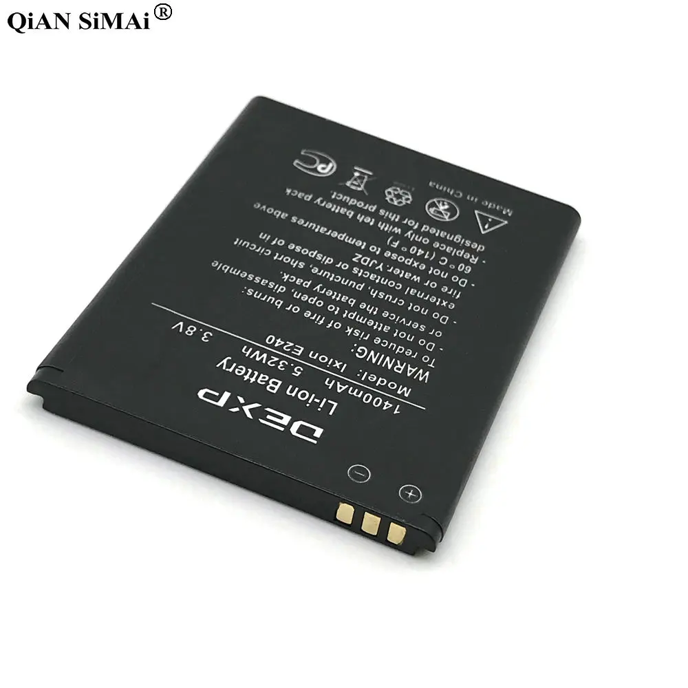 Новый высококачественный аккумулятор E240 1400 мАч для телефона DEXP Ixion - купить по