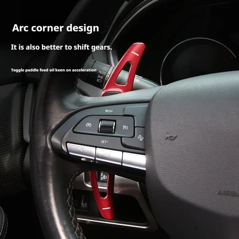 Для VW Golf 7 Scirocco Sagitar Lamando Bora POLO GTI 2 шт. автомобильное рулевое колесо, удлинение переключения передач, переключатели из алюминиевого сплава
