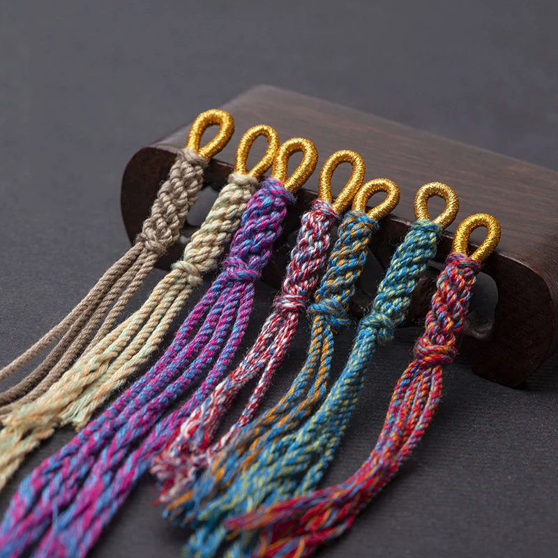 

5Pcs/set Hanging Rope Cotton Tassel Fringe For DIY Key Chain Earring Hooks Pendant Jewelry Making Finding Supplies Accessories