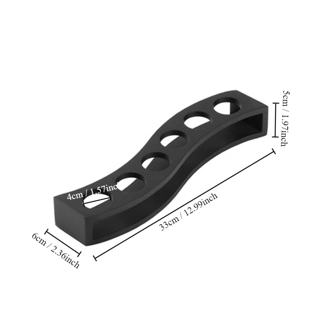 Держатель-подставка для бокалов Прочный бамбуковый поднос с 6 отделениями