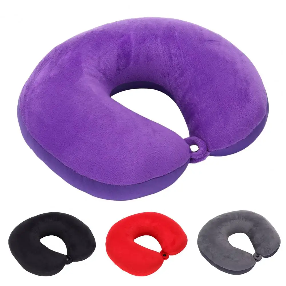 

Useful with Buckle Polyester Soft Touching Lazy Support Travel Pillow Supporting Travel Pillow Travel Pillow