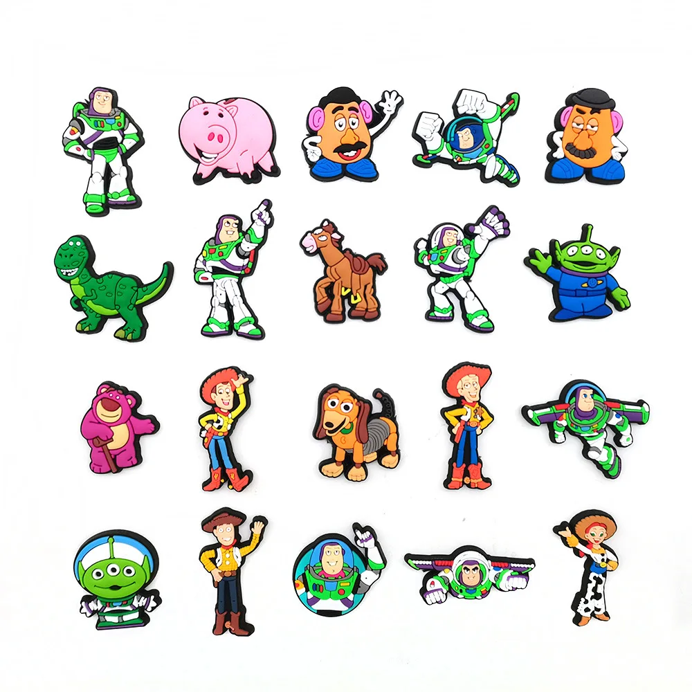 

Симпатичная искусственная Пряжка для обуви, подвески для крокодиловых украшений, аксессуары «сделай сам», дизайнерские сабо из ПВХ, декора...