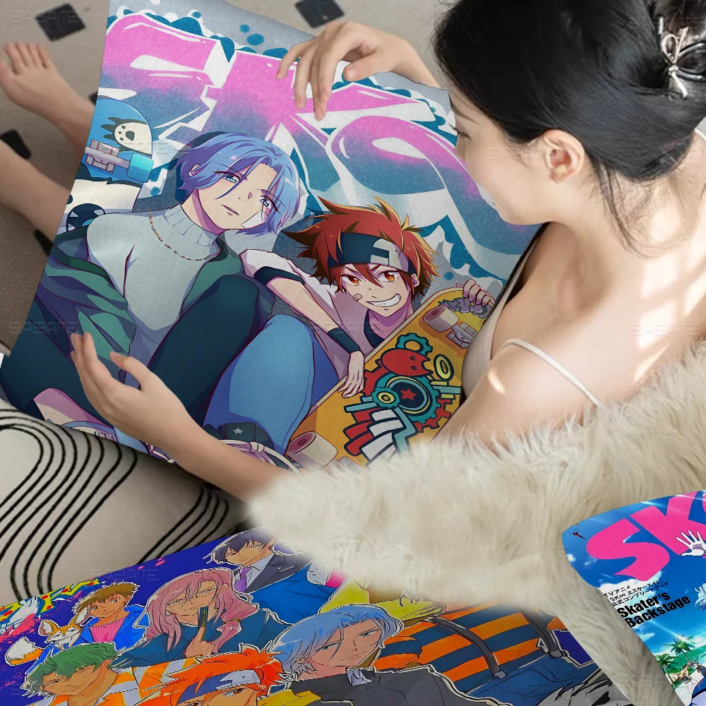 SK8 The Infinity Skateboard Decorative Room Aesthetics Pillow Case Home Decor Bedroom Sofa Bed Couch Cover 45x45