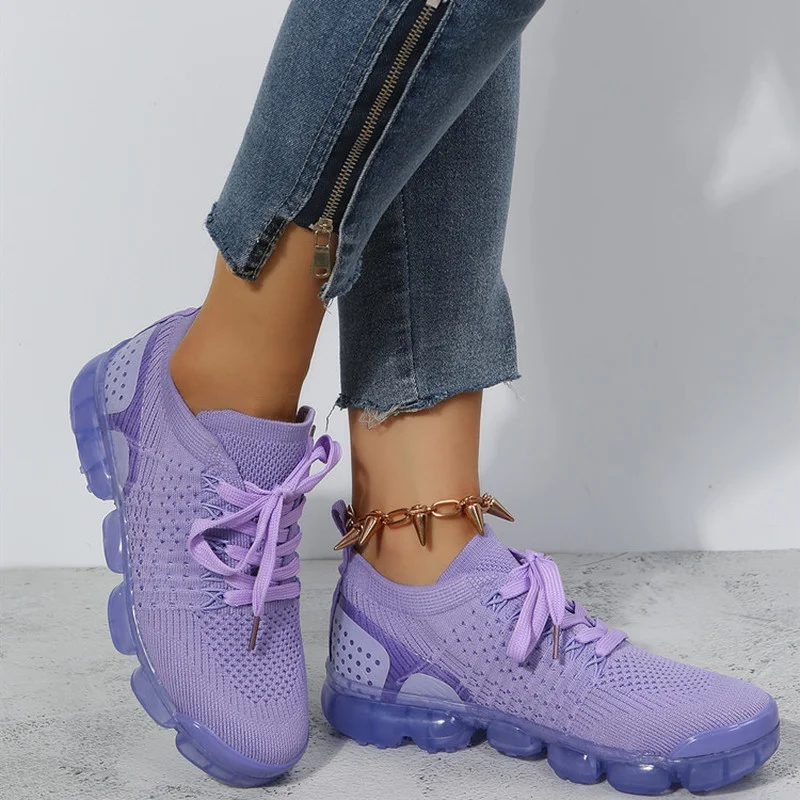 

2022 Multicolor Leisure Comfortable Lace Up Plus Size Zapatos De Mujer Casual Shoes Women Sneakers Summer Outdoor Sports Shoes