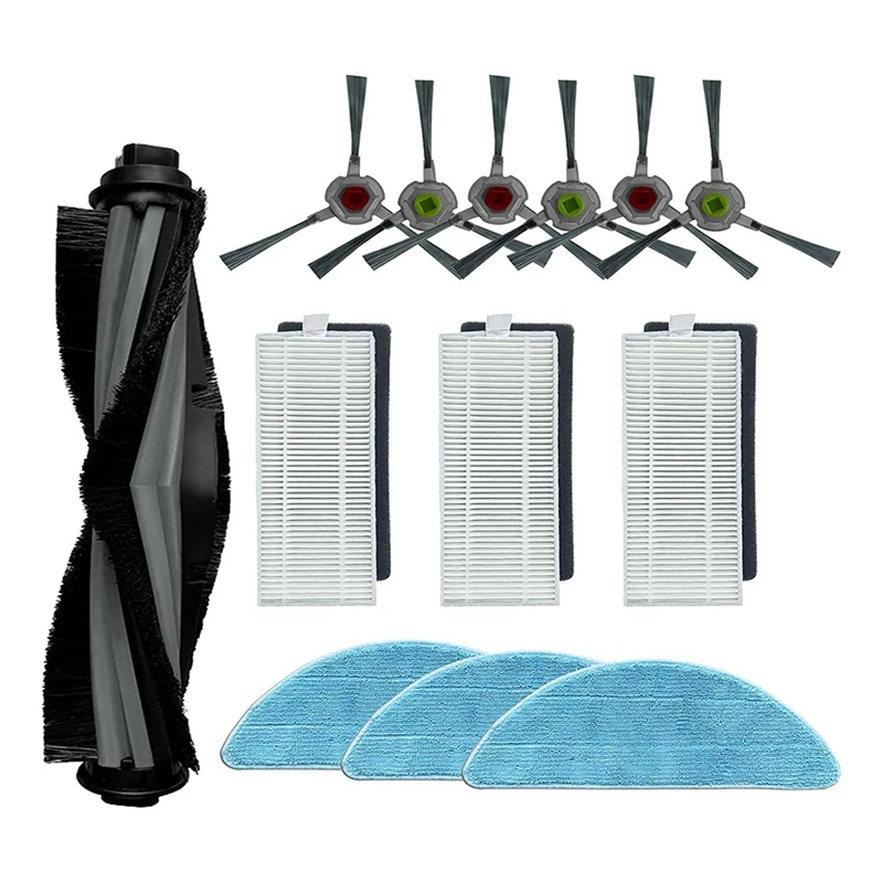 

Main Brush Side Brush Filter Cloth Spare Parts Accessories Fit For Ecovacs Yeedi K650 Robotic Vacuum Cleaner