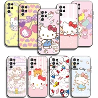 hello kitty cute cat phone cases for samsung galaxy a51 4g a51 5g a71 4g a71 5g a52 4g a52 5g a72 4g a72 5g carcasa coque
