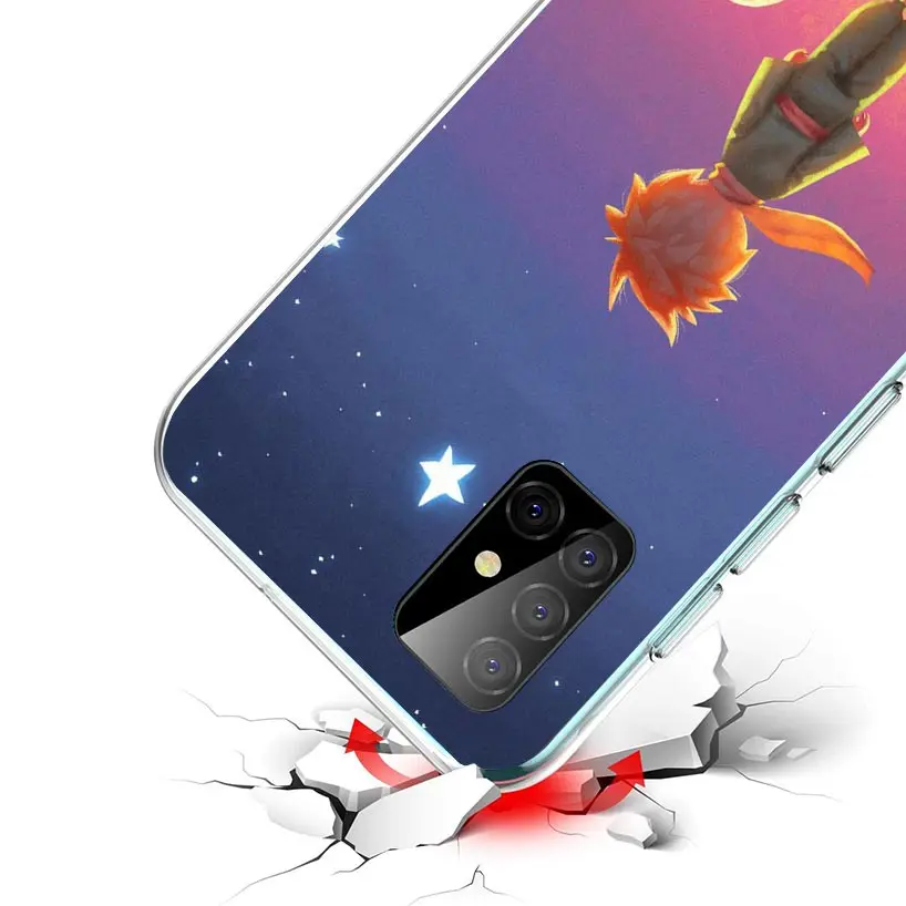 Мультяшный чехол The Little Prince Fox для телефона Samsung Galaxy A51 A41 A31 A21S A21 A71 A50S A40 A30S A20E A10 A70 A6