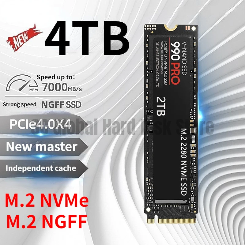 

2023 NGFF 4TB M2 2280 SSD M.2 SATA 1TB HDD 2TB HDD Disco Duro for Desktop Laptop Hd 1tb Pra Pc