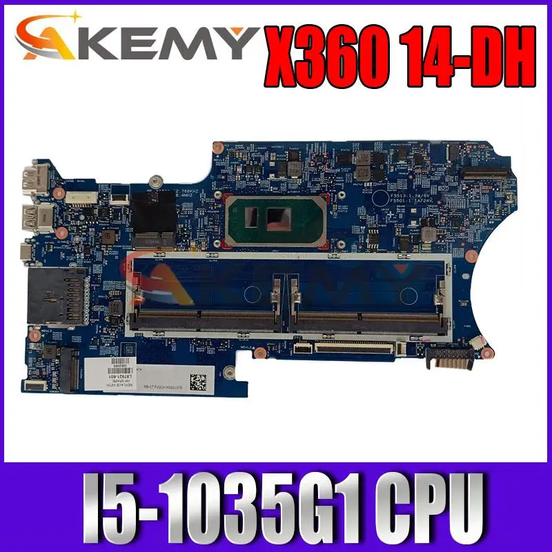 Высококачественная материнская плата для ноутбука X360 14-DH 19798-1 448.0L102.0011 с