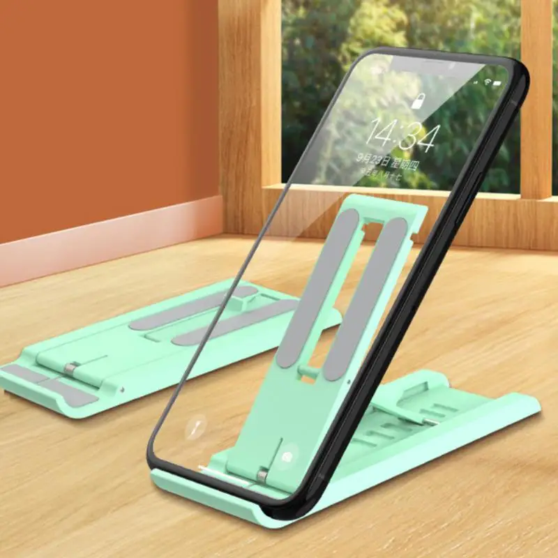 

Mini Foldable Desktop Holder Portable Mobile Phone Stand For Iphone 13 Pro Max 12 IPad Xiaomi Desk Bracket Laptop Stand
