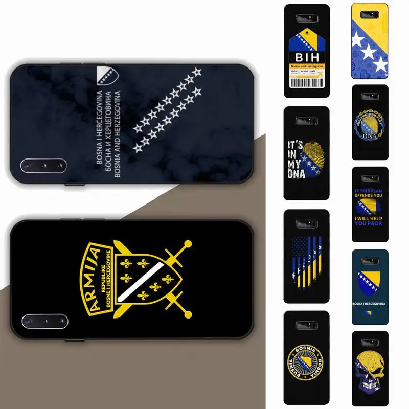 

Bosnia and Herzegovina Passport Phone Case for Samsung Note 5 7 8 9 10 20 pro plus lite ultra A21 12 72