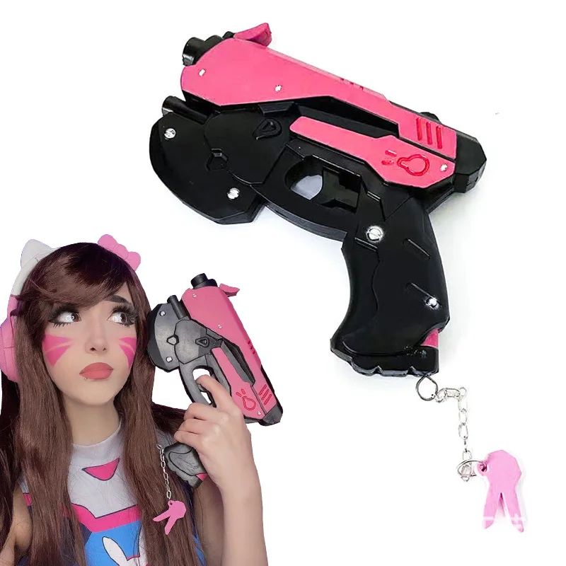 

Игра D.VA пистолет для косплея OW DVA Косплей оружие реквизит аксессуары искусственный пистолет Хэллоуин Рождественский подарок для детей