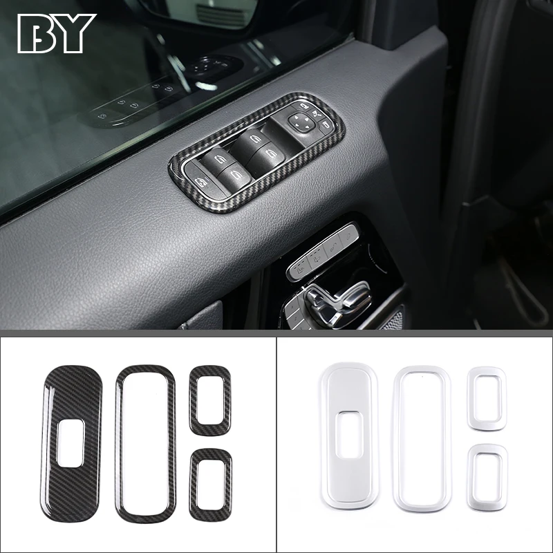 For Mercedes Benz G wagon G Class W463 G350 G400 G500 G55 G63 G65 G800 Car Interior ABS Window Lift Button Frame Cover Trim