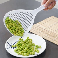 japanese style noodles colander cooking utensils fruit spoons for kitchen drainer sieve food long handle net spoon