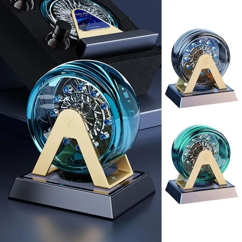 

Ferris Wheel car air freshener Solar power auto dashboard aroma diffuser ornaments Center Console Long lasting fragrance perfume