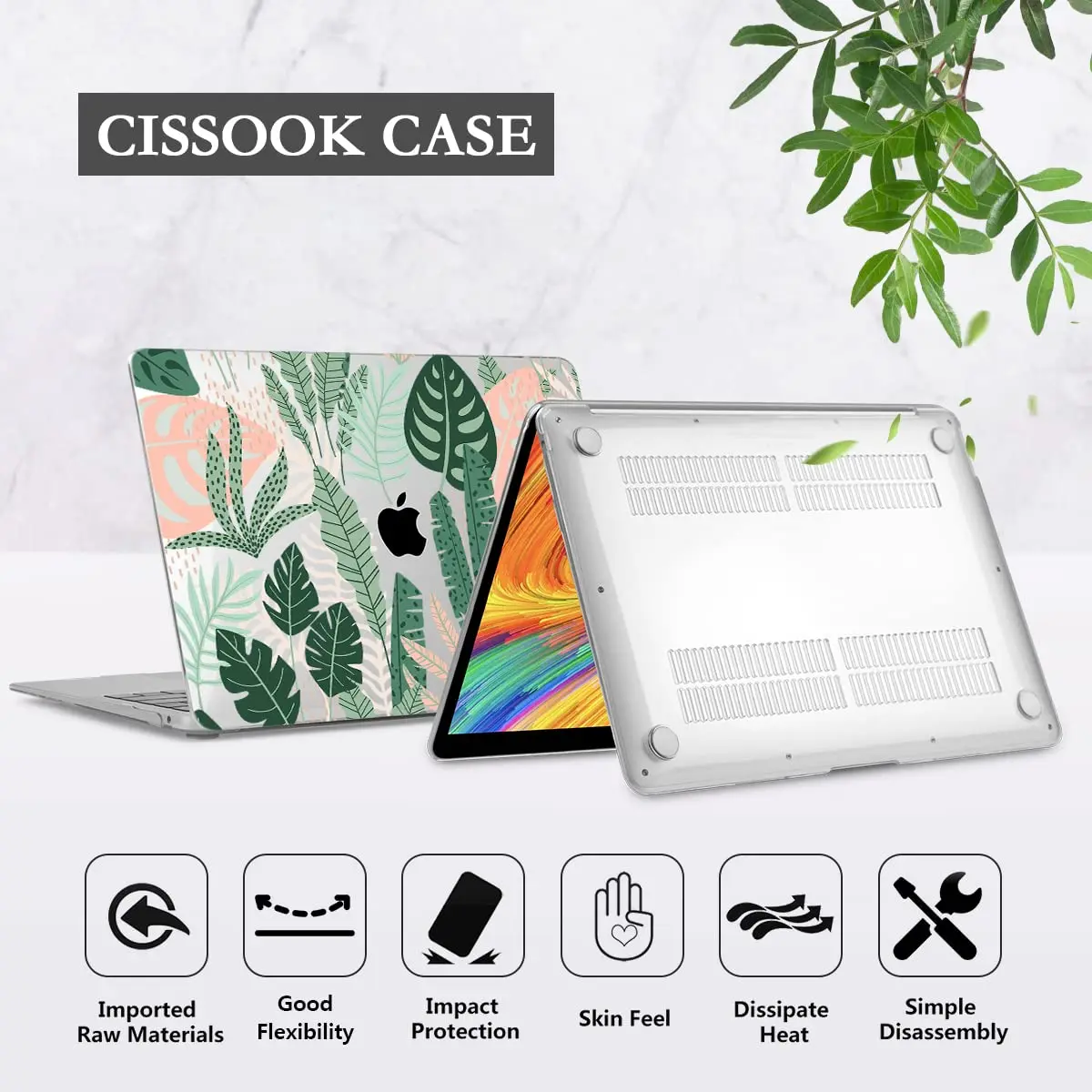 Laptop Case for Macbook Air 13 A2337 2020 A2338 M1 Chip Pro 2022 M2 13.6 14 case 2021 2023 M3 16