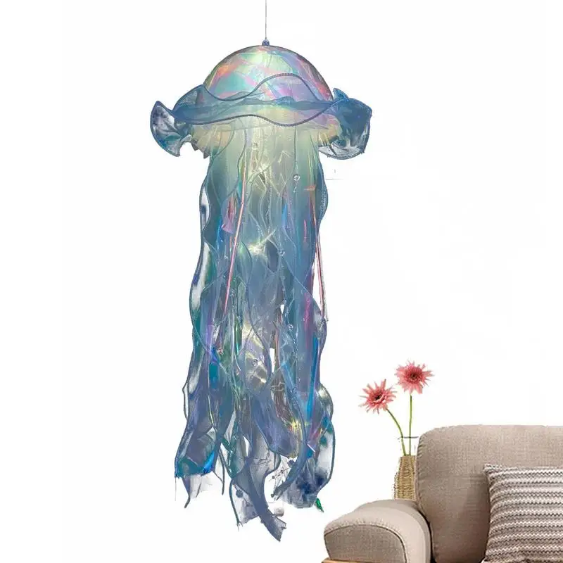 

Jellyfish Lantern Lamp Decoration Sea Creature Portable Lamp Decorative Lights For Girls Birthday Baby Room Bedroom Ocean Theme