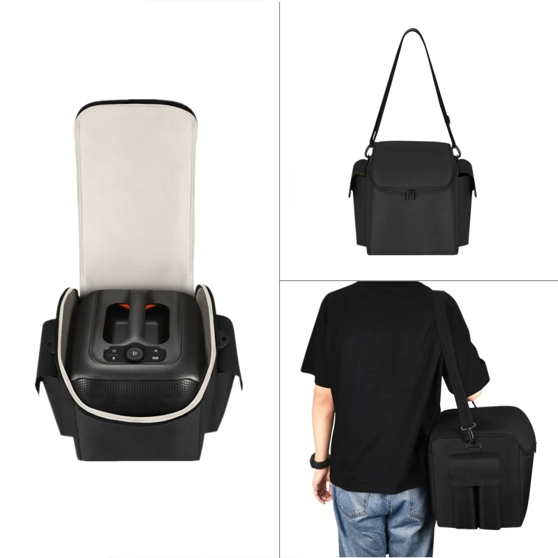 

1Pc Portable Speaker Organizer Pouch Soft Shoulder Bag with Adjustable Strap For Partybox Encore Essential