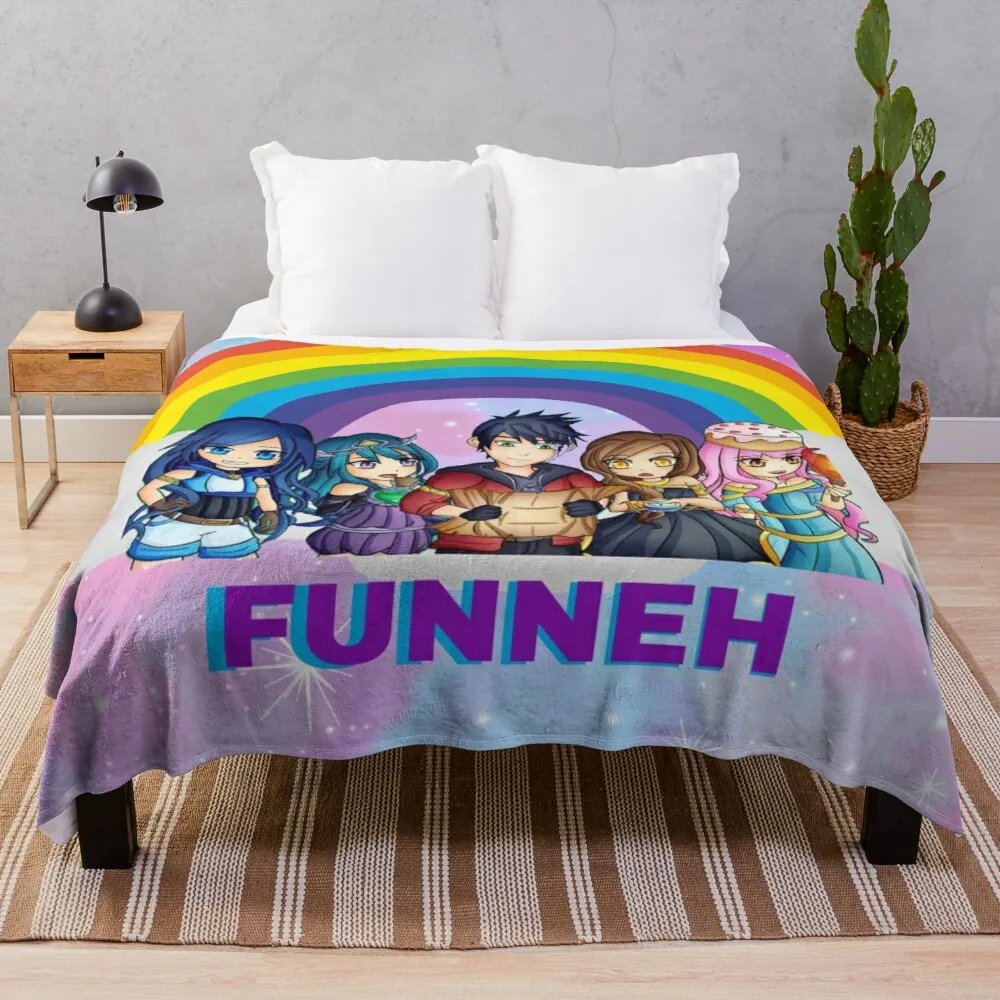 

Itsfunneh krewgame Throw Blanket Luxury Thicken Fleece Blanket