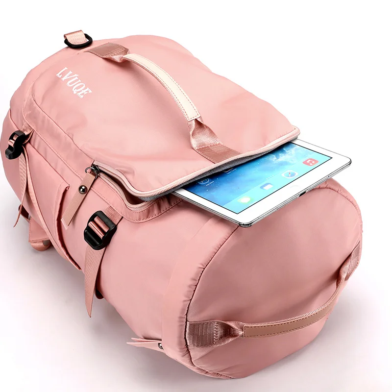 Dry Wet Separated Gym Bag, Sport Gym Duffle Holdall Bag Training Handbag Yoga bag Travel Overnight Weekend Shoulder Tote Bag wit