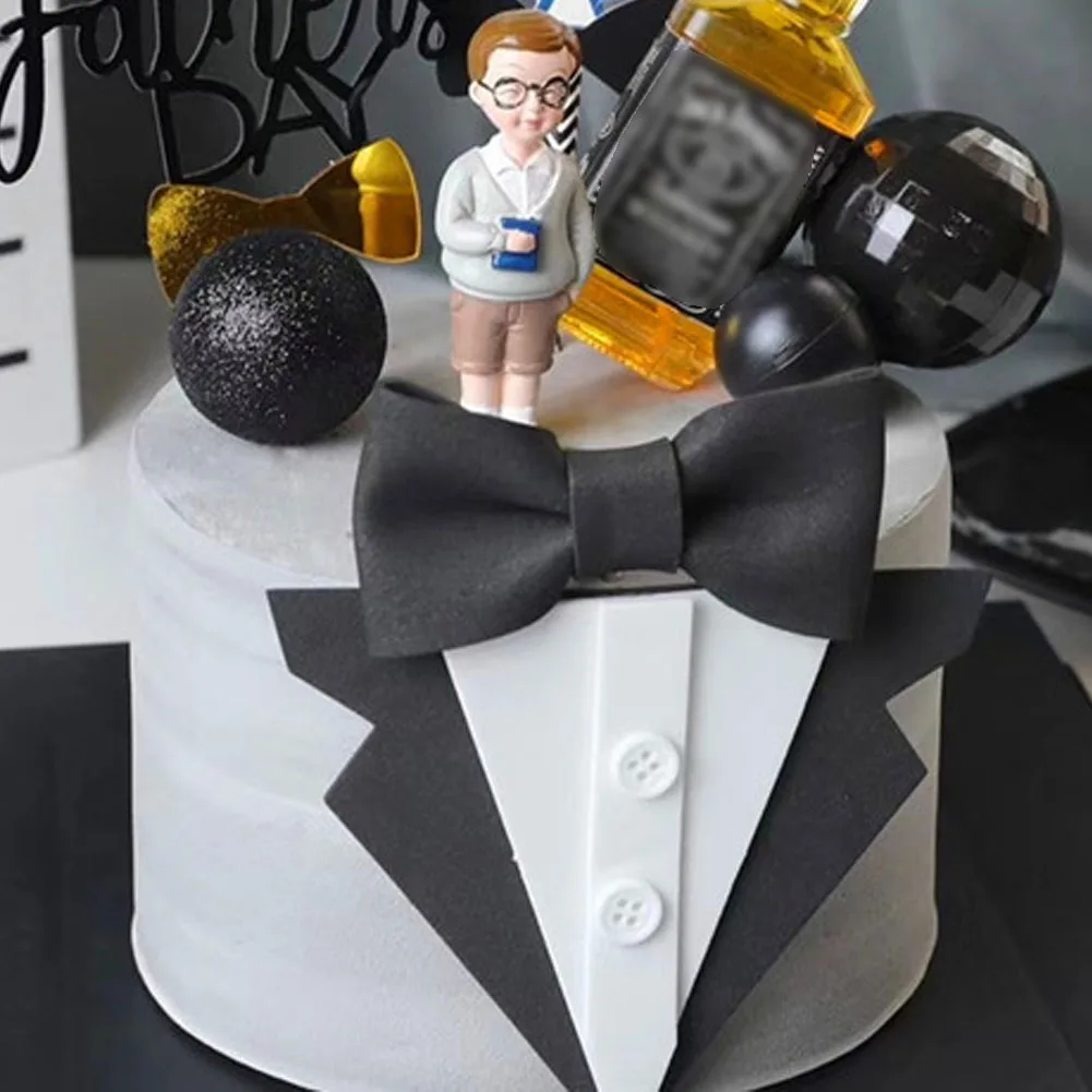 Галстук-бабочка из ЭВА костюм на День отца топпер для торта украшение день