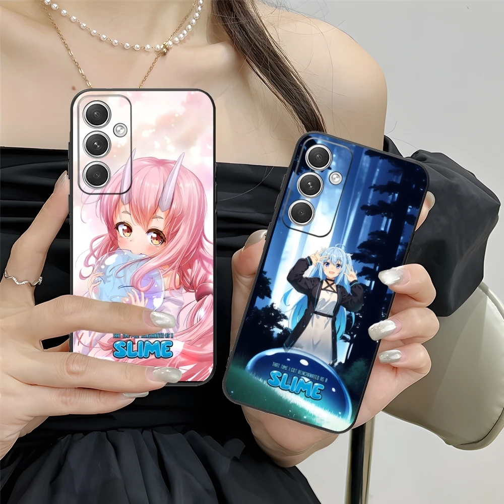 Slime Tensura Rimuru Mobile Phone Case for Samsung M55 35 15 54 34 14 33 23 13 42 32 22 F55 12 5G Black Cover Shell