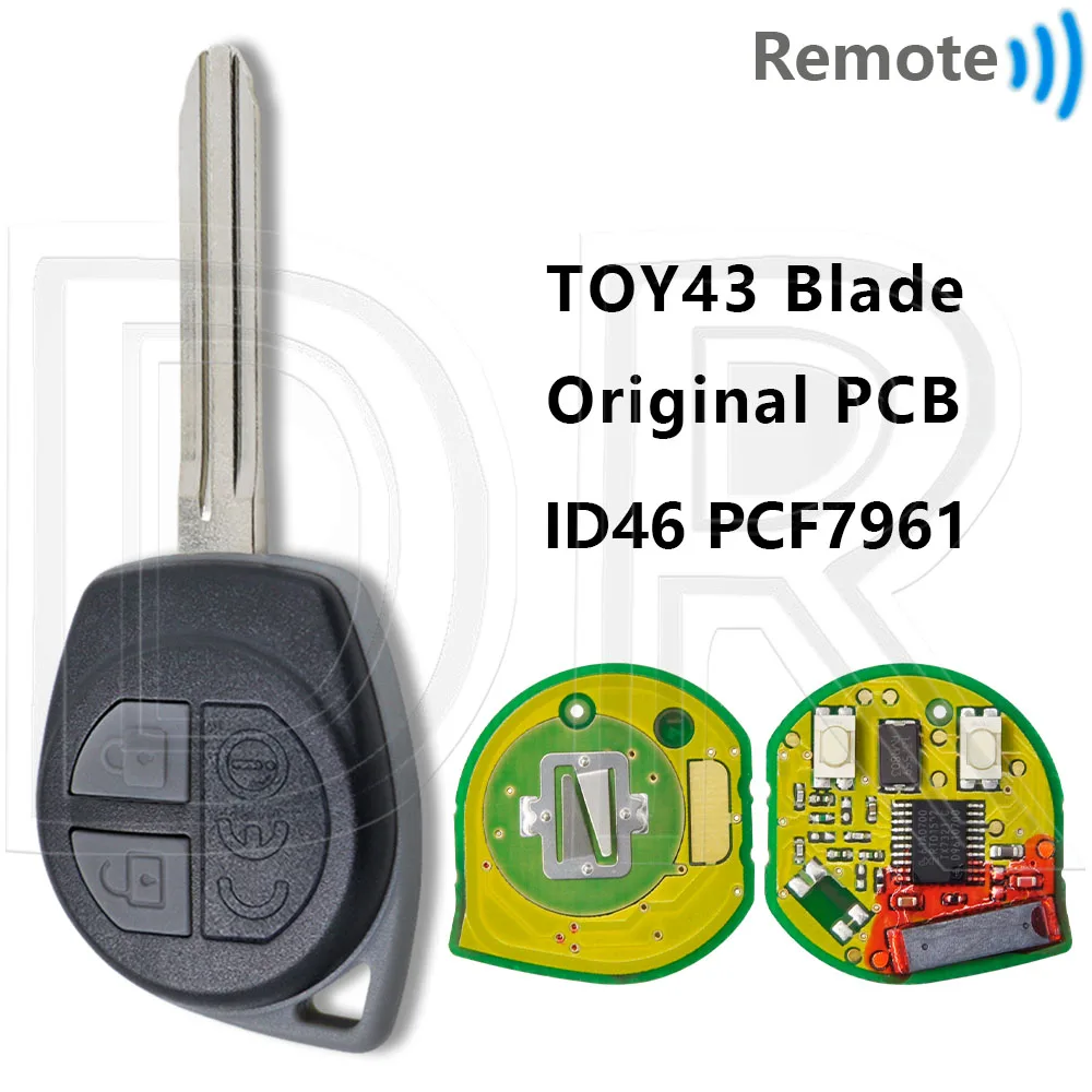 

Отличный чип T68L0 ID46 PCF7961 433,92 FSK, оригинальный внутренний автомобильный дистанционный ключ для Suzuki Xcross SX Swift Cultus