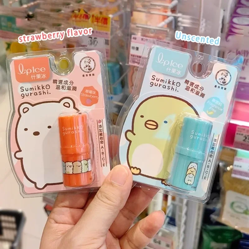 

Sanrio Sumikkogurashi Lip Balm Cartoon Winter Moisturizes Fades Lip Lines Prevents Dryness Lip Care Kawaii Girls Christmas Gifts