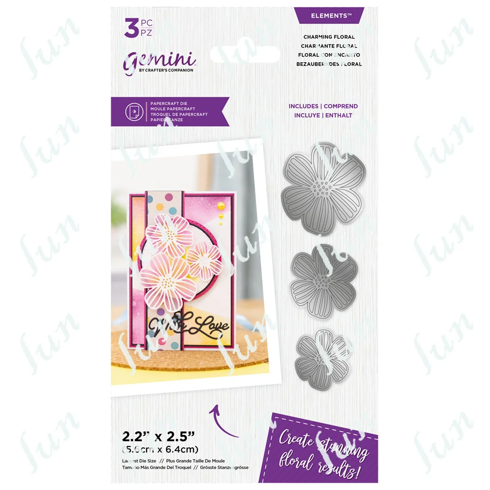 

Charming Floral Metal Cutting Dies Metal Cutting Data Slimline Essentials Scrapbooking Card Stencil Cut Die for Diy Paper Crafts