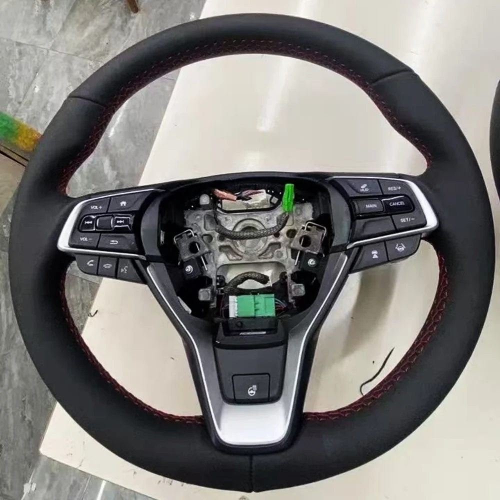 

Чехол на руль автомобиля по индивидуальному заказу, ручное шитье из микрофибры, сделай сам, для Honda Accord 10 2018 2019 2020, Insight 2019