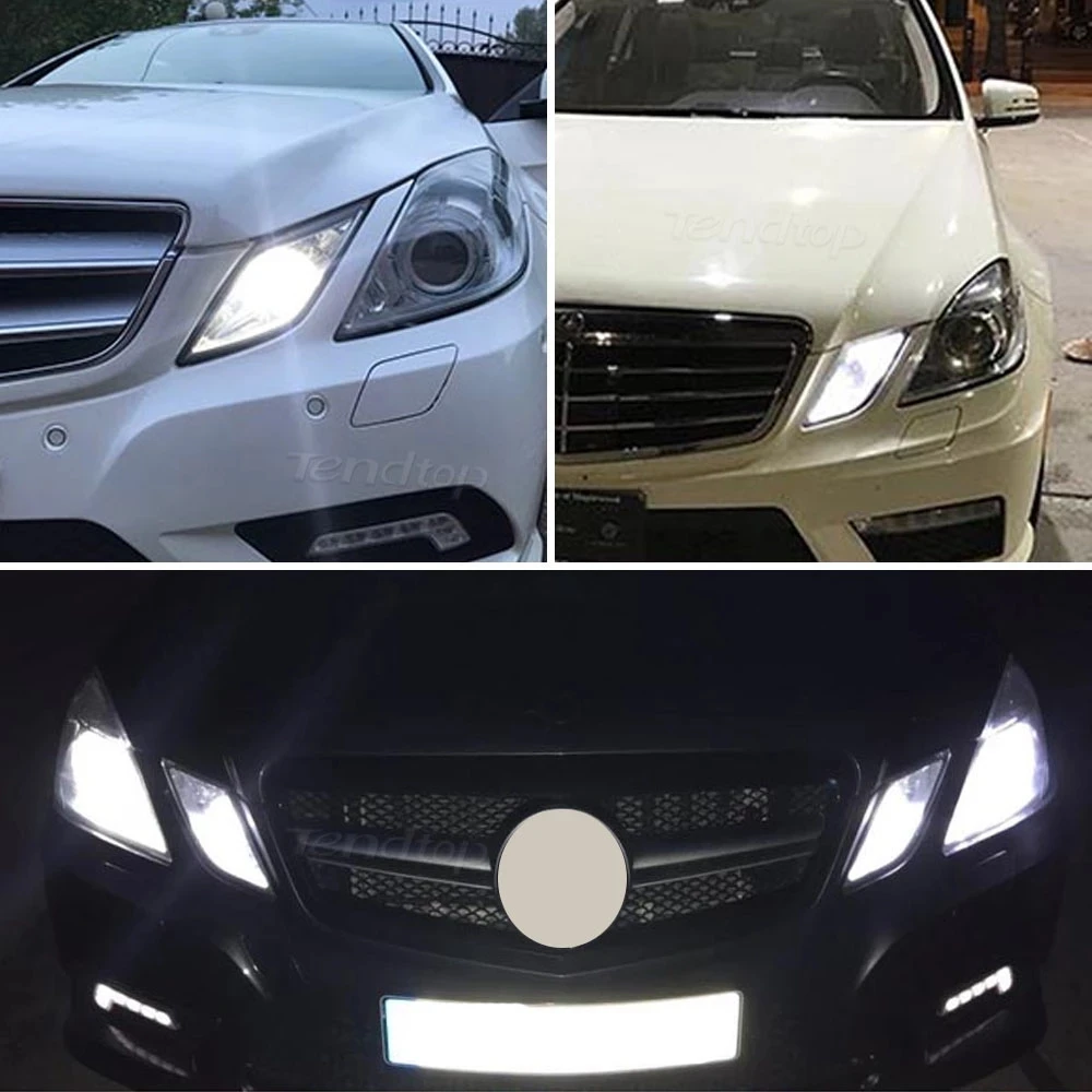 6000K HID соответствующий ксеноновый белый светодиод для 2010-2013 Mercedes W212 E-Class E350 E550 E63 AMG