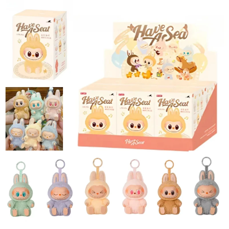Лидер продаж аниме-фигурка Labubu Have A Seat виниловая подвеска кукла модель игрушки