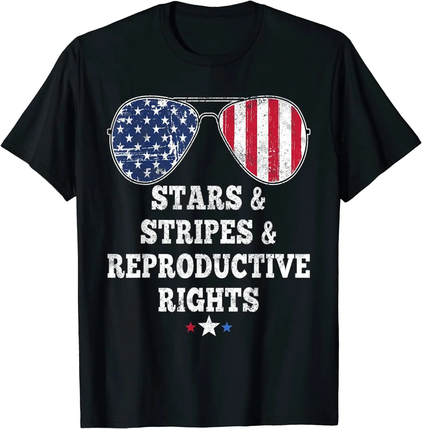 

Stars Stripes Reproductive Rights American Flag 4th Of O-Neck Cotton T Shirt Men Casual Short Sleeve Tees Tops Camisetas Mujer