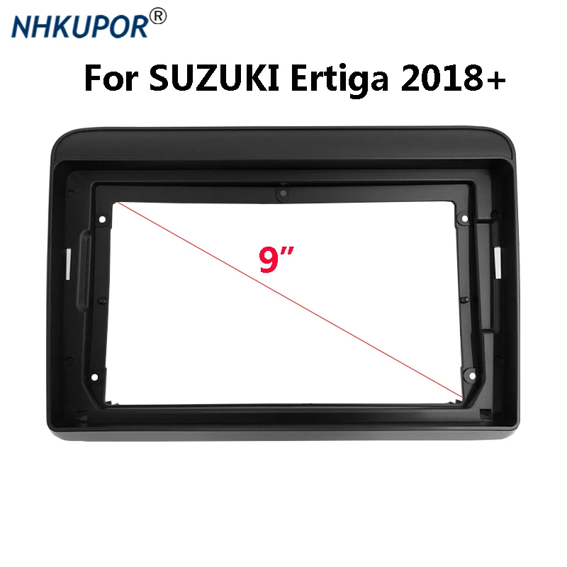 

9 inch Car Radio Fascia For SUZUKI Ertiga 2018+ Auto Stereo ABS Plastic Dashboard Panel Mounting Bezel Faceplate Frame Kit 2 Din