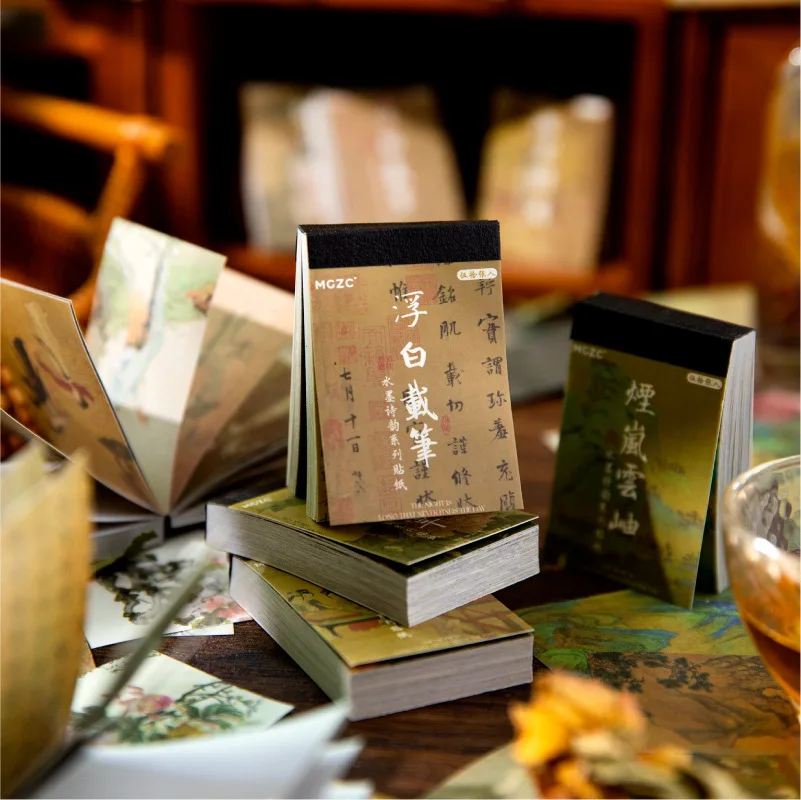 

50 шт./1 партия, милые фотообои в чернилах и воде