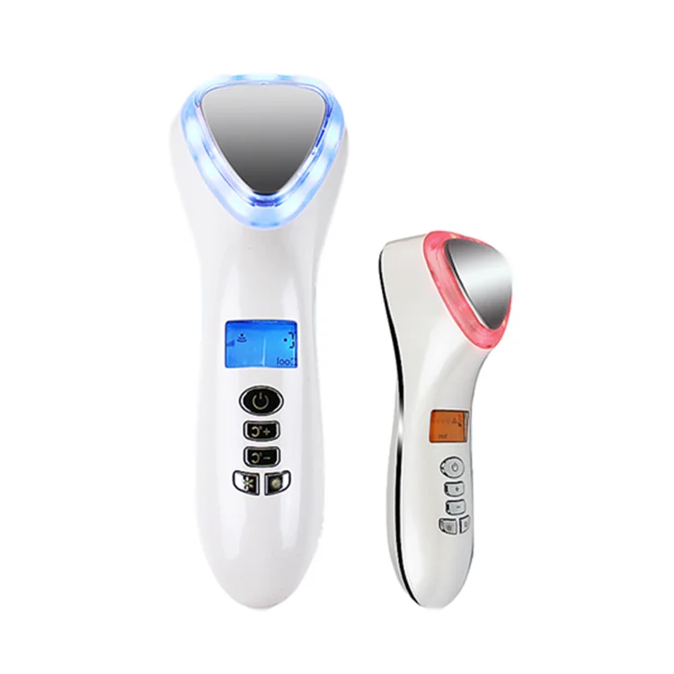 

High quality hot cold face massager machine to close pores