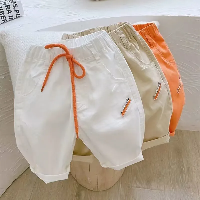 

Kids Boy Shorts Summer Thin Cotton Pants 2023 New Children's Versatile Casual Pants Baby Shorts Summer Clothing