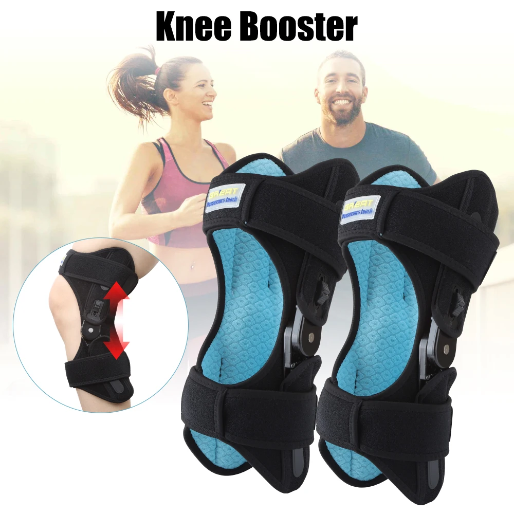 

Joint Support Knee Pads Rebound Power leg knee booster brace support stabilizer Power Lift Protect Equitment Knee Brace Support