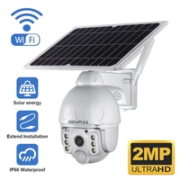 sectec solar camera wifi tuya 1080p hd wireless outdoor security cam two way audio 360 spin ptz security surveillance ip cctv