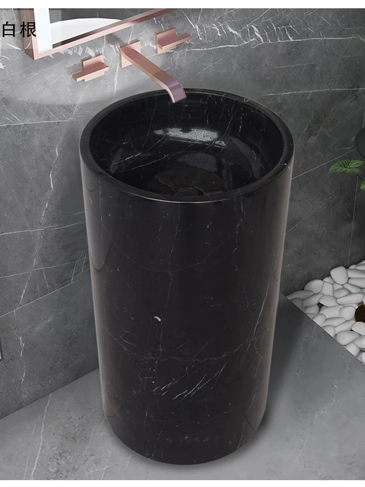 Умывальник из натурального мрамора со встроенной колонкой умывальник для ванной