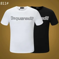 2022 new style dsquared2 fashion trend advanced mens womens couple printed locomotive t shirt