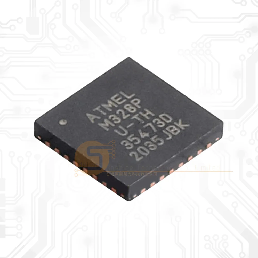 Микросхема Atmega328, 328 оригинал, ATMEGA328P-MU IC MCU, 8 бит, Mega328, QFN32, ATMEGA328P-MU, QFN-32, ATMEGA328P MU, 1 шт.